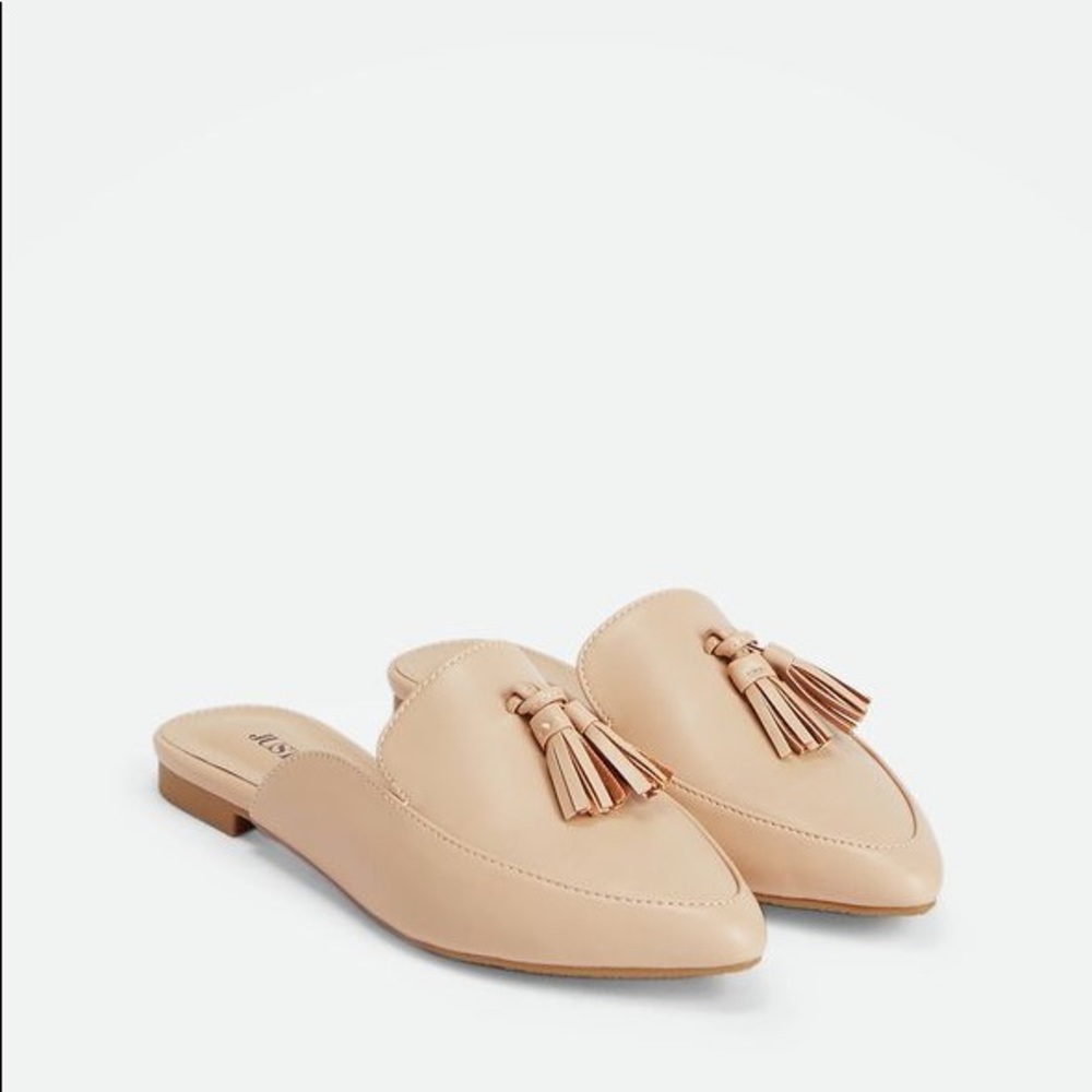 JustFab Ideya loafers in Blush 8